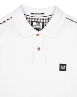 Weekend Offender Sakai Polo Shirt White -Weekend Offender POSS2406 SAKAI WHITE 10916
