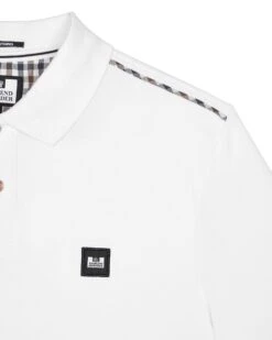 Weekend Offender Sakai Polo Shirt White -Weekend Offender POSS2406 SAKAI WHITE 10917