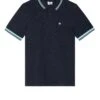 Weekend Offender Levanto Polo Shirt Navy/Saltwater Blue
