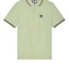 Weekend Offender Levanto Polo Shirt Pale Moss Green/Castle Green