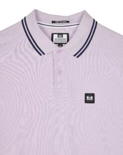 Weekend Offender Levanto Polo Shirt Periwinkle/Bright Navy -Weekend Offender POSS2408 LEVANTO PERIWINKLE 10653