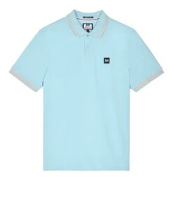 Weekend Offender Levanto Polo Shirt Saltwater Blue/Alabaster