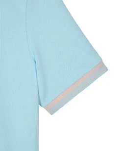 Weekend Offender Levanto Polo Shirt Saltwater Blue/Alabaster -Weekend Offender POSS2408 LEVANTO SALTWATER 10689