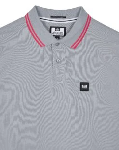 Weekend Offender Levanto Polo Shirt Smokey Grey/Anthurium Pink 10 Weekend Offender Levanto Polo Shirt Smokey Grey/Anthurium Pink -Weekend Offender POSS2408 LEVANTO SMOKEY 10669