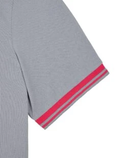 Weekend Offender Levanto Polo Shirt Smokey Grey/Anthurium Pink 11 Weekend Offender Levanto Polo Shirt Smokey Grey/Anthurium Pink -Weekend Offender POSS2408 LEVANTO SMOKEY 10670