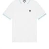 Weekend Offender Levanto Polo Shirt White/Saltwater Blue