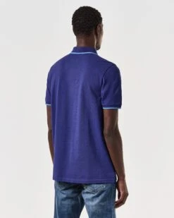 Weekend Offender Shore Polo Shirt Bright Navy -Weekend Offender POSS2410 SHORE BRIGHT NAVY 6708