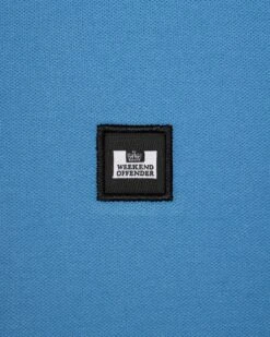 Weekend Offender Shore Polo Shirt Coastal Blue -Weekend Offender POSS2410 SHORE COASTAL 7800