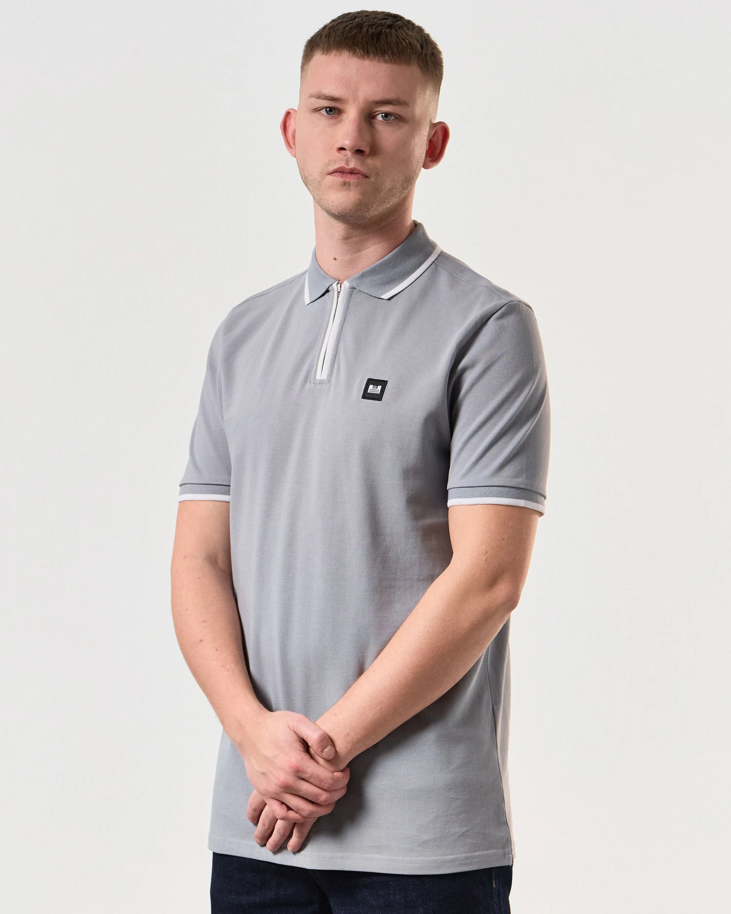 Weekend Offender Shore Polo Shirt Smokey Grey 3 Weekend Offender Shore Polo Shirt Smokey Grey - Image 3