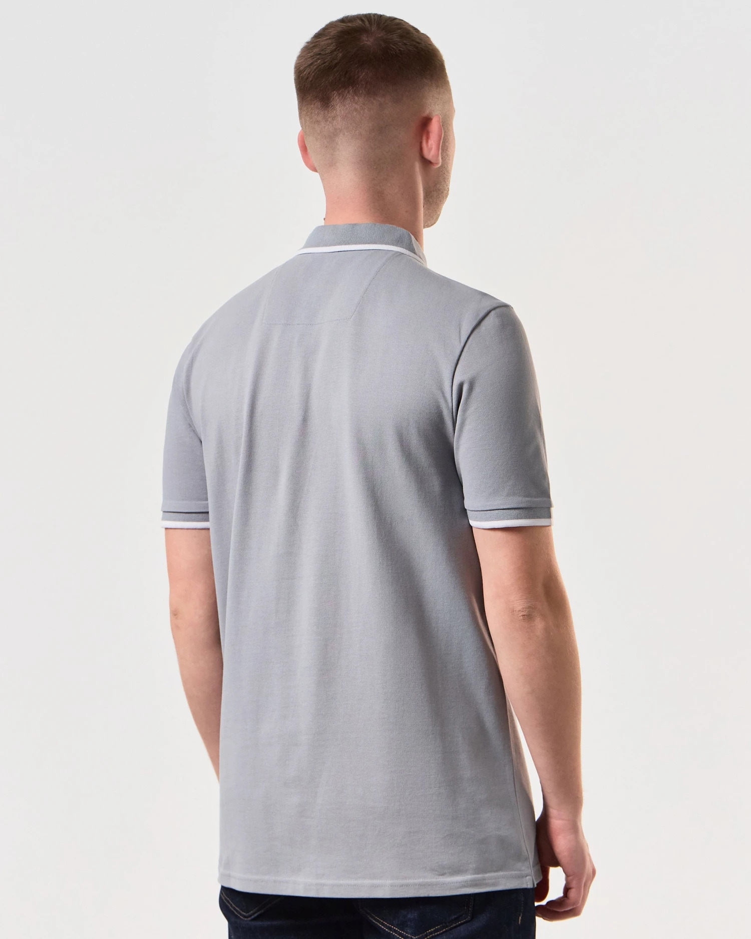 Weekend Offender Shore Polo Shirt Smokey Grey 5 Weekend Offender Shore Polo Shirt Smokey Grey - Image 5