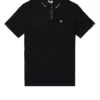Weekend Offender Rivas Polo Shirt Black/Smokey Grey