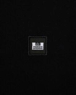 Weekend Offender Rivas Polo Shirt Black/Smokey Grey -Weekend Offender POSS2411 RIVAS BLACK 7824