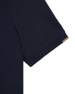 Weekend Offender Rivas Polo Shirt Navy/Cognac Brown -Weekend Offender POSS2411 RIVAS NAVY 10738