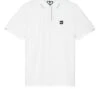Weekend Offender Rivas Polo Shirt White/Celeste Blue