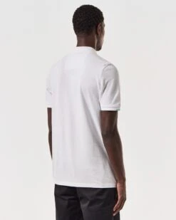 Weekend Offender Rivas Polo Shirt White/Celeste Blue -Weekend Offender POSS2411 RIVAS WHITE 6769