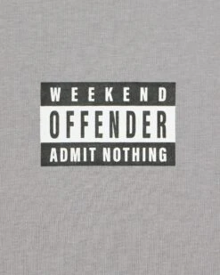 Weekend Offender Explicit Graphic T-Shirt Light Grey -Weekend Offender PTAW23 07 EXPLICIT LIGHT GREY 2080