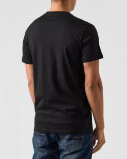 Weekend Offender Smile Graphic T-Shirt Black -Weekend Offender PTAW2313 SMILE BLACK 0336 MODEL