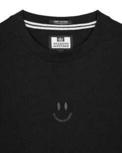 Weekend Offender Smile Graphic T-Shirt Black -Weekend Offender PTAW2314 SMILE BLACK 0082