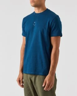 Weekend Offender Smile Graphic T-Shirt Juniper Blue -Weekend Offender PTAW2314 SMILE JUNIPER 0464