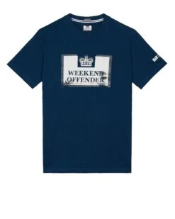 Weekend Offender Bonpensiero Graphic T-Shirt Juniper Blue