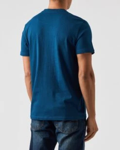 Weekend Offender Bonpensiero Graphic T-Shirt Juniper Blue -Weekend Offender PTAW2316 BONPENSIERO JUNIPER 0340 MODEL