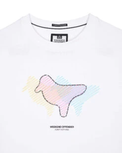 Weekend Offender Gabe Graphic T-Shirt White -Weekend Offender PTSS23 07 GABE WHITE 5602