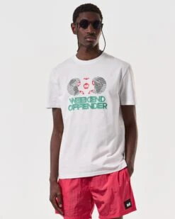 Weekend Offender Mexico Graphic T-Shirt White -Weekend Offender PTSS2402 MEXICO WHITE 6866