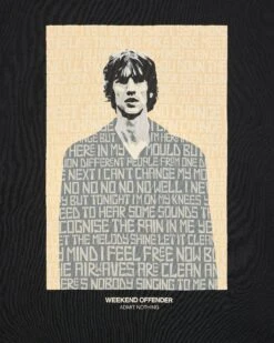 Weekend Offender Symphony Graphic T-Shirt Black -Weekend Offender PTSS2407 SYMPHONY BLACK 2977