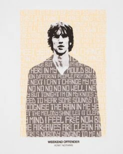 Weekend Offender Symphony Graphic T-Shirt White -Weekend Offender PTSS2407 SYMPHONY WHITE 7186