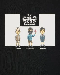 Weekend Offender Seventy-Two Graphic T-Shirt Black -Weekend Offender PTSS2408 SEVENTY TWO BLACK 2974