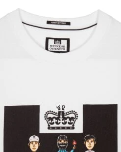 Weekend Offender Seventy-Two Graphic T-Shirt White -Weekend Offender PTSS2408 SEVENTY TWO WHITE 7171copy