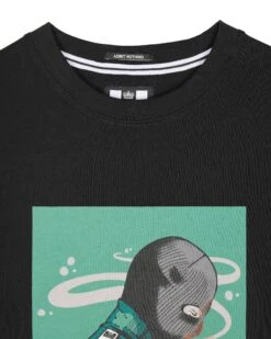 Weekend Offender Fumo Graphic T-Shirt Black -Weekend Offender PTSS2409 FUMO BLACK 7195copy