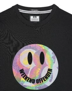 Weekend Offender Shoom Graphic T-Shirt Black -Weekend Offender PTSS2410 SHOOM BLACK 2982