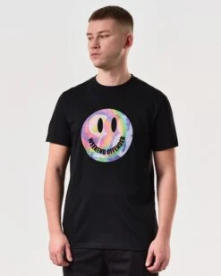 Weekend Offender Shoom Graphic T-Shirt Black -Weekend Offender PTSS2410 SHOOM BLACK 5861 MODEL