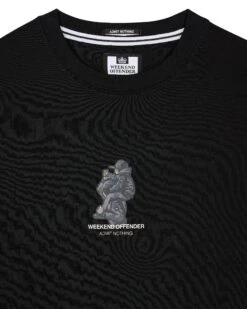 Weekend Offender Reggie Graphic T-Shirt Black -Weekend Offender PTSS2411 REGGIE BLACK 3356