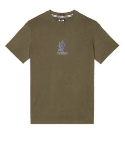 Weekend Offender Reggie Graphic T-Shirt Castle Green