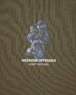 Weekend Offender Reggie Graphic T-Shirt Castle Green 13 Weekend Offender Reggie Graphic T-Shirt Castle Green -Weekend Offender PTSS2411 REGGIE CASTLE GREEN 3346