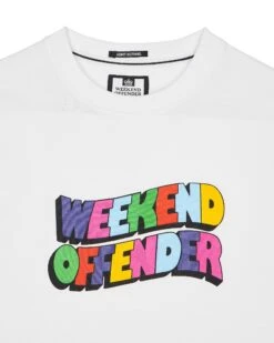 Weekend Offender Hallelujah Graphic T-Shirt White -Weekend Offender PTSS2413 HALLELUJAH WHITE 2958