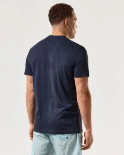 Weekend Offender Pyramid Graphic T-Shirt Navy -Weekend Offender PTSS2414 PYRAMID NAVY 4876 MODEL