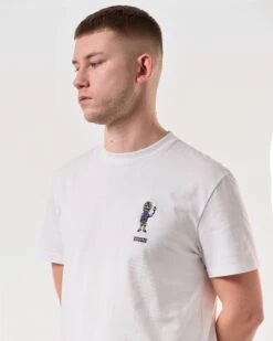 Weekend Offender Pyro Graphic T-Shirt White -Weekend Offender PTSS2416 PYRO WHITE 5790 MODEL