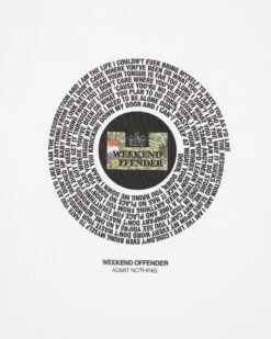 Weekend Offender Resurrection Graphic T-Shirt White -Weekend Offender PTSS2418 RESURRECTION WHITE 3343