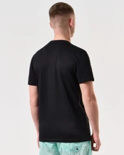 Weekend Offender Keyte Graphic T-Shirt Black -Weekend Offender PTSS2419 KEYTE BLACK 6246 MODEL