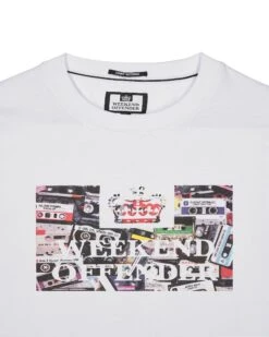 Weekend Offender Keyte Graphic T-Shirt White -Weekend Offender PTSS2419 KEYTE WHITE 2967