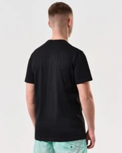 Weekend Offender Bonpensiero Graphic T-Shirt Black -Weekend Offender PTSS2420 BONPENSIERO BLACK 6240 MODEL
