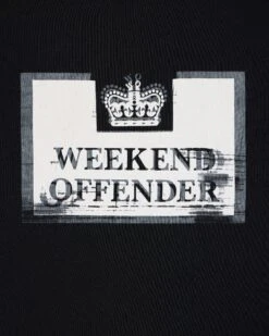 Weekend Offender Bonpensiero Graphic T-Shirt Black -Weekend Offender PTSS2420 BONPENSIERO BLACK 7153copy
