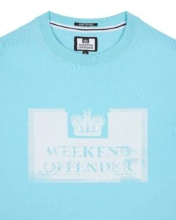 Weekend Offender Bonpensiero Graphic T-Shirt Saltwater Blue -Weekend Offender PTSS2420 BONPENSIERO SALTWATER 3636
