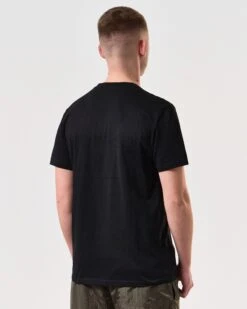 Weekend Offender Cassettes Graphic T-Shirt Black -Weekend Offender PTSS2424 CASSETS BLACK 6414 MODEL