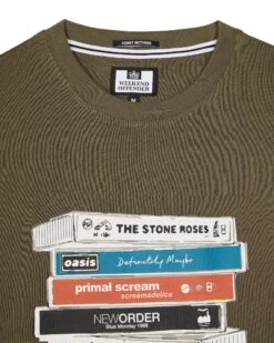 Weekend Offender Cassettes Graphic T-Shirt Castle Green -Weekend Offender PTSS2424 CASSETTE CASTLE GREEN 7758