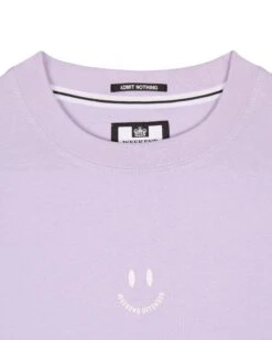 Weekend Offender Smile Graphic T-Shirt Periwinkle -Weekend Offender PTSS2425 SMILE PERIWINKLE 7122 copy