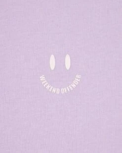 Weekend Offender Smile Graphic T-Shirt Periwinkle -Weekend Offender PTSS2425 SMILE PERIWINKLE 7124 copy